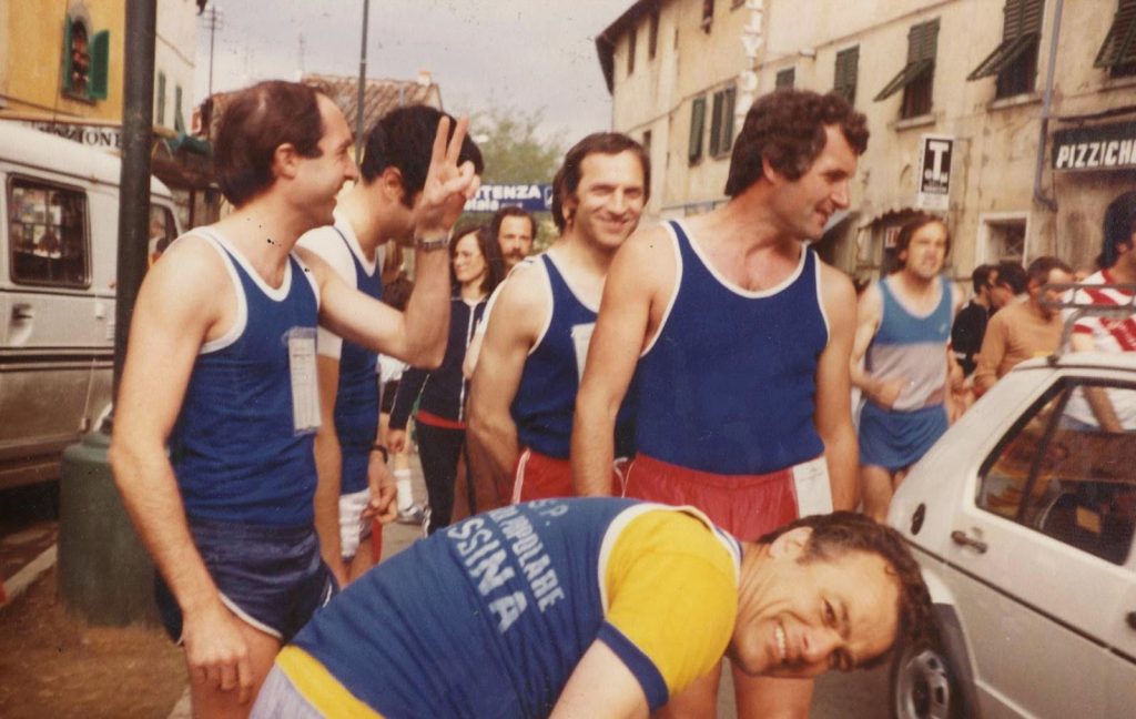 Alla partenza - Maratona del Chianti - 1980