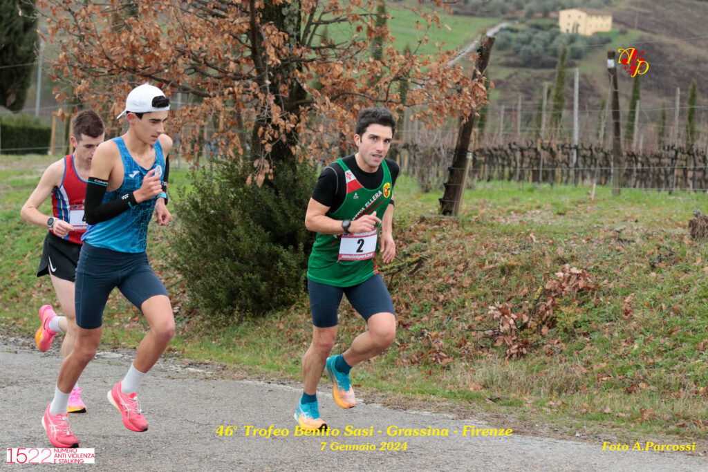 I primi 3 runner al KM 5